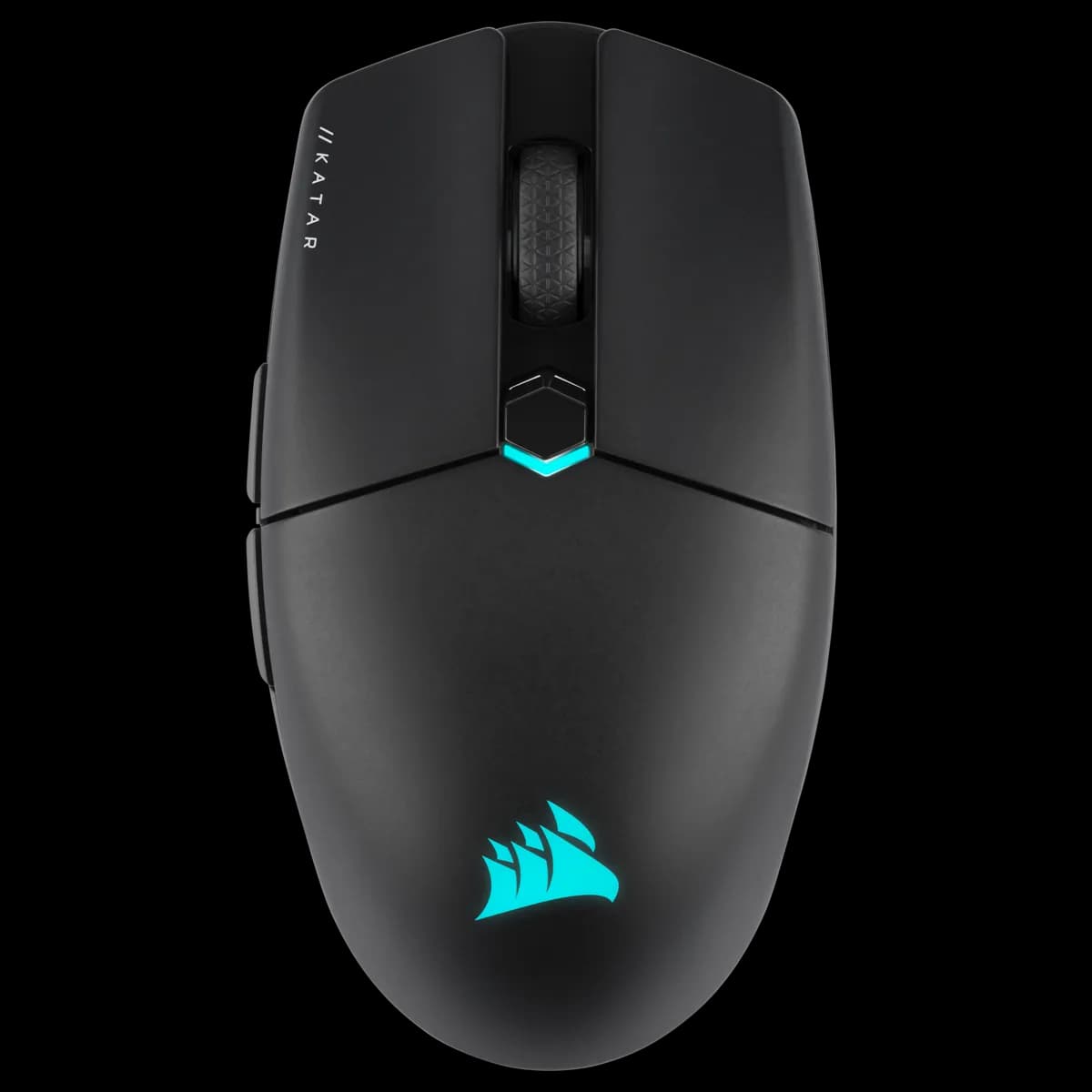 Corsair KATAR ELITE Wireless Ultra-Light Gaming Mouse; 26000 DPI; Black.