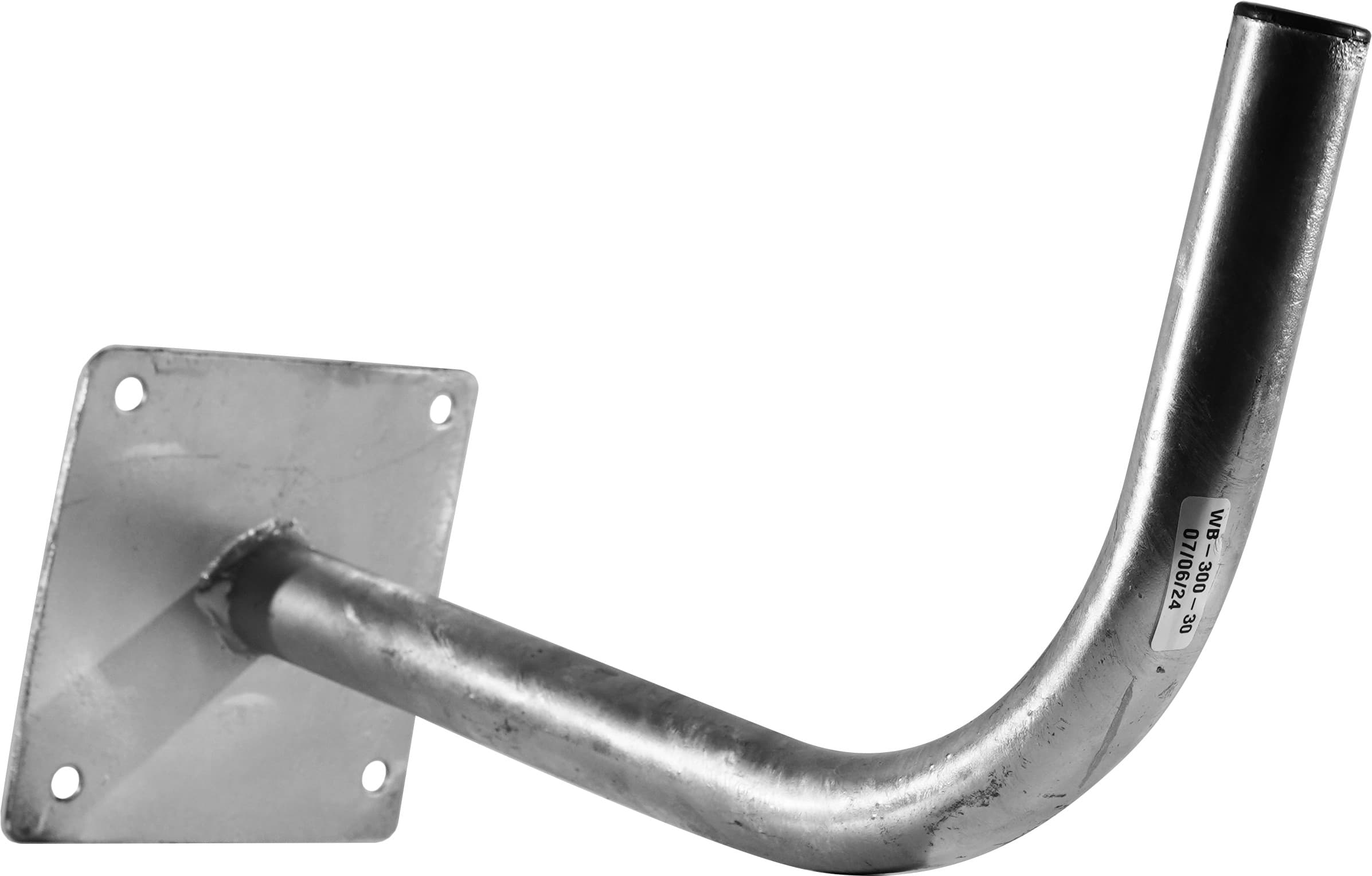 Wall Bracket - 90 Degree Bend - 38mm diameter