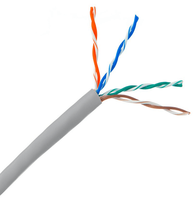Essential CAT5e Indoor Ethernet Cable 100m Grey CCA UTP Pull Box