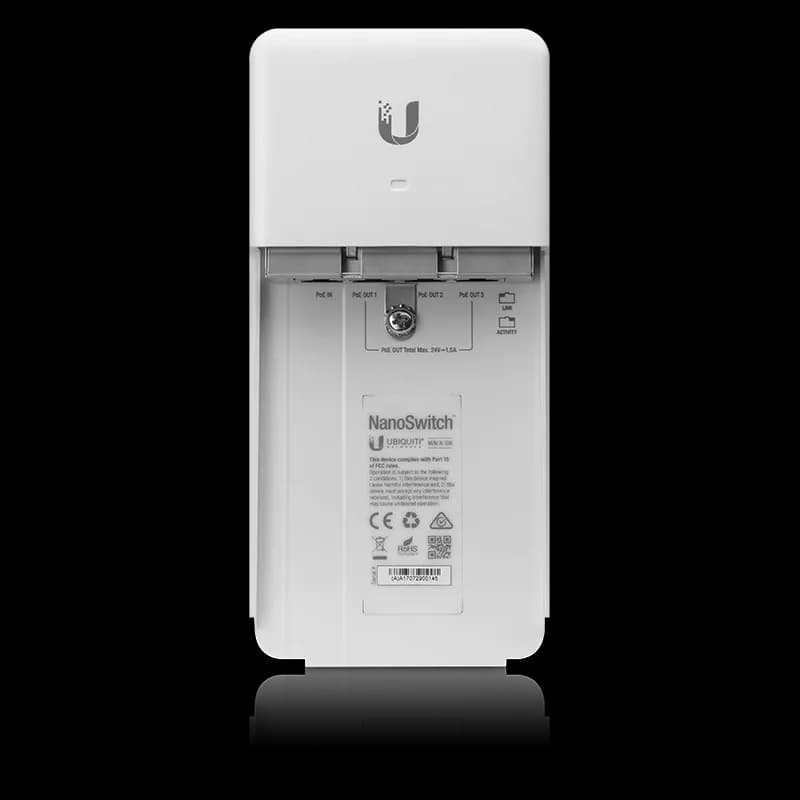 Ubiquiti UISP 4 Port Gigabit with 3 PoE Out Port NanoSwitch