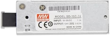 Mean Well - 15W Singe Output DC - DC Converter - 24VDC