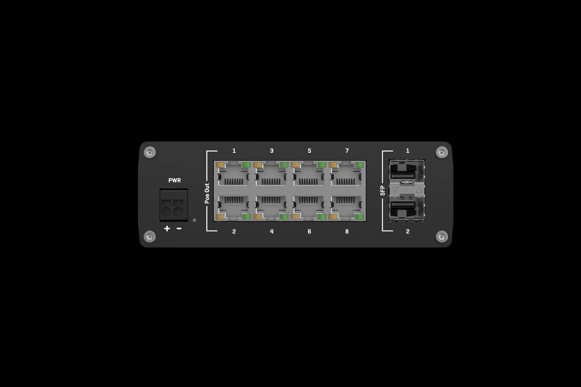 Teltonika 8-Port Gigabit PoE+ Ethernet Switch