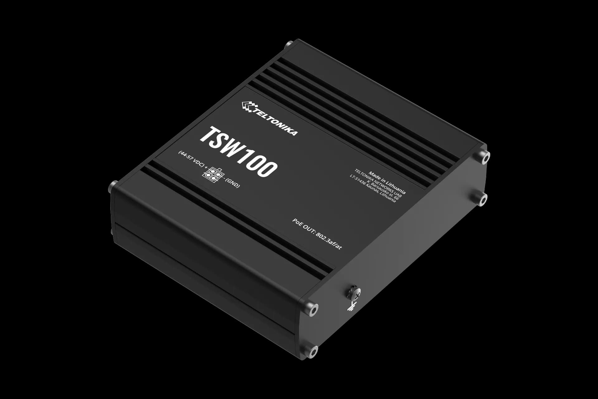 Teltonika Industrial Unmanaged 5 Port PoE+ Ethernet Switch