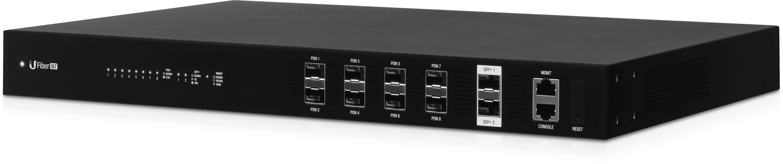 Ubiquiti UISP – UFiber GPON OLT Headend 8 Port OLT + 2 x SFP+ ports