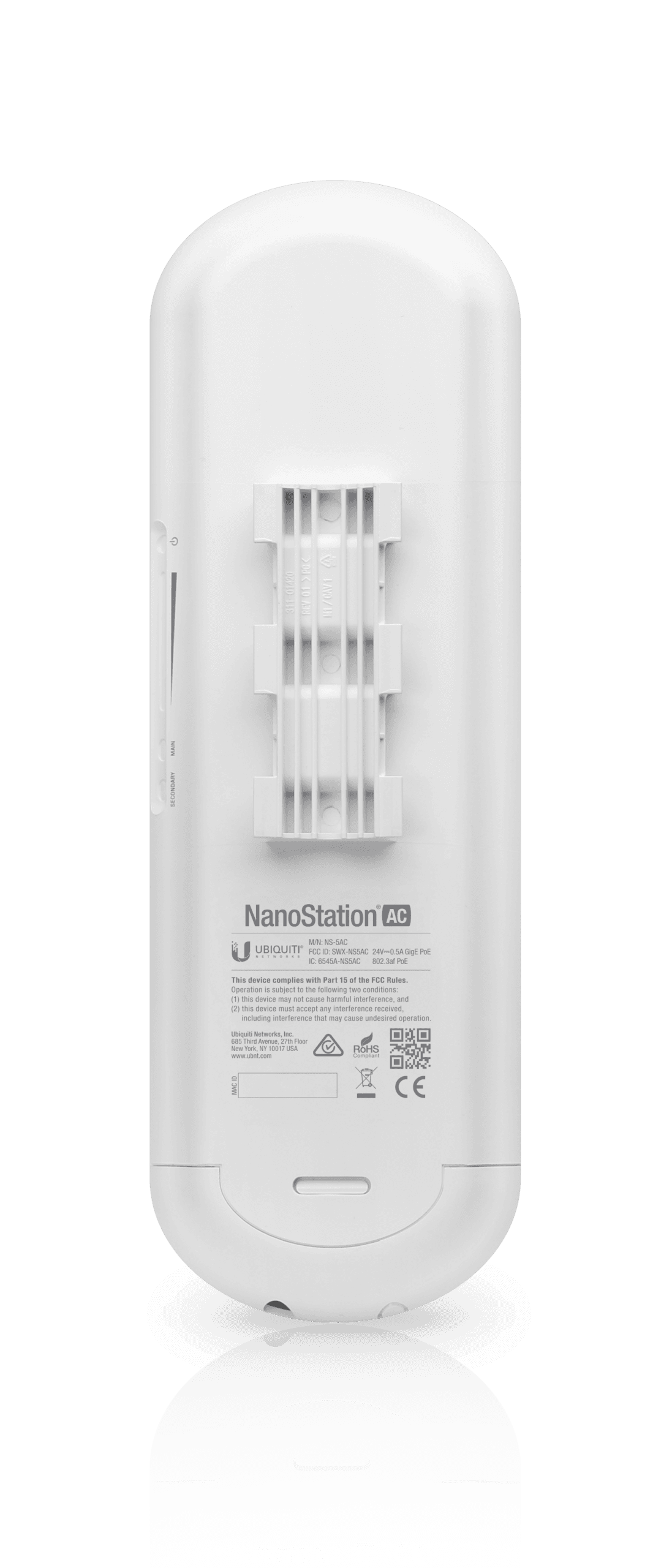 Ubiquiti UISP airMAX NanoStation 5AC 5 GHz 16dBi Radio Includes POE Injector