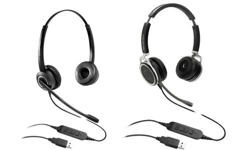 Grandstream HD USB binaural professional Headset with noise cancelling
