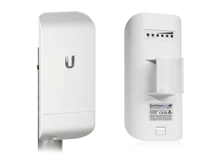 Ubiquiti UISP airMAX NanoStation M2 loco 2 GHz 8dBi Radio Includes POE Injector