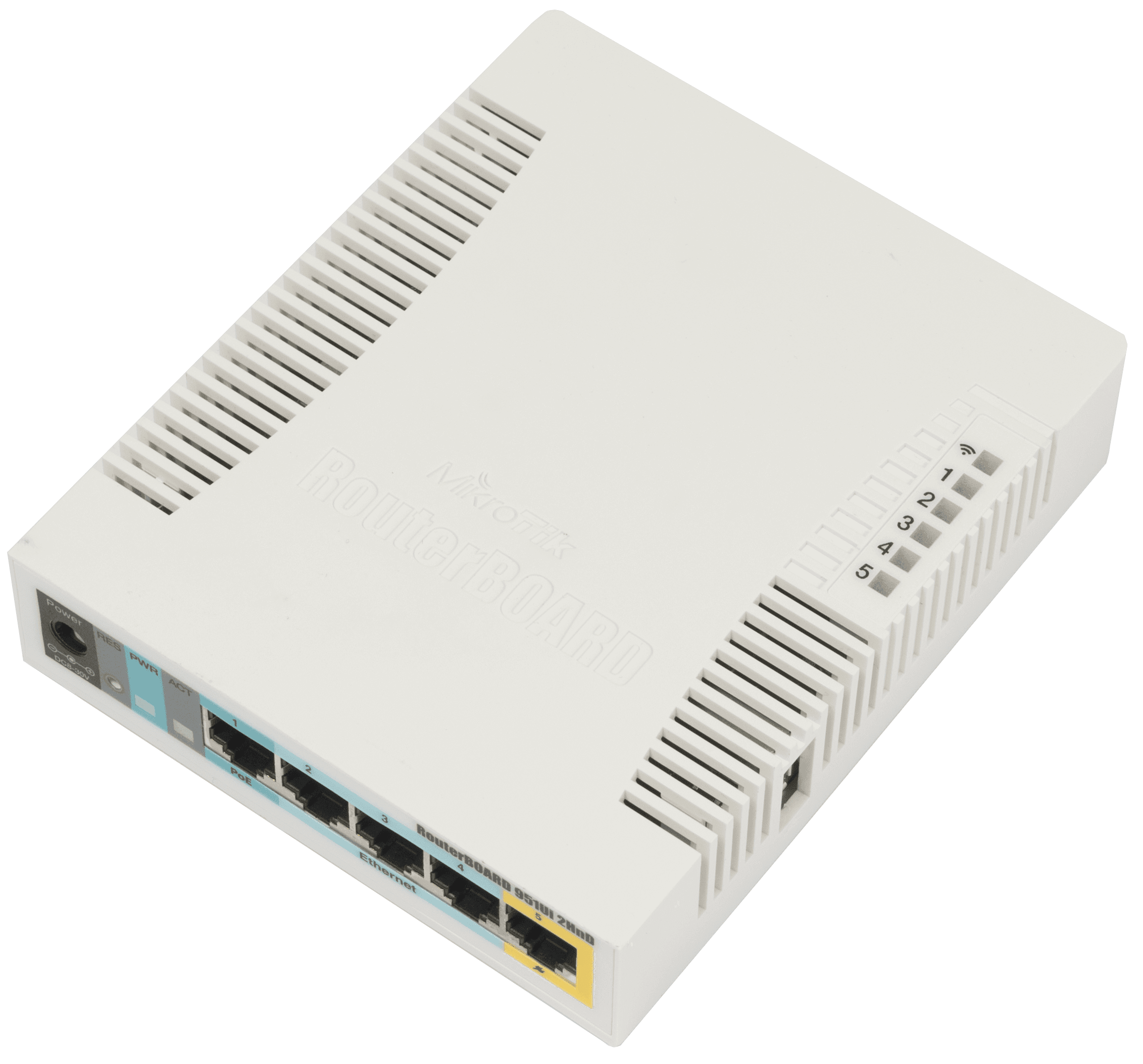 MikroTik 2.4GHz 5 Port Ethernet WiFi Router