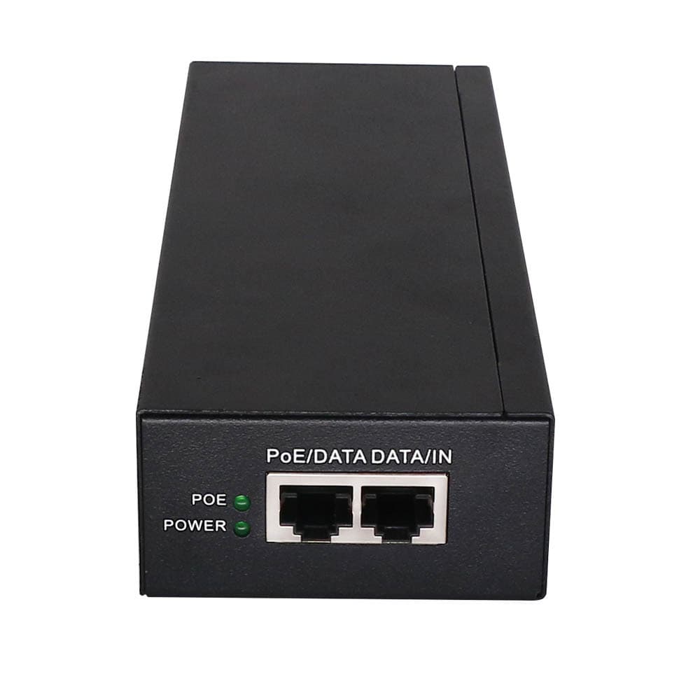 Gigabit Power over Ethernet (PoE) 55V, 1.63Amp 90 Watt (2 x RJ45) &amp; Cord.