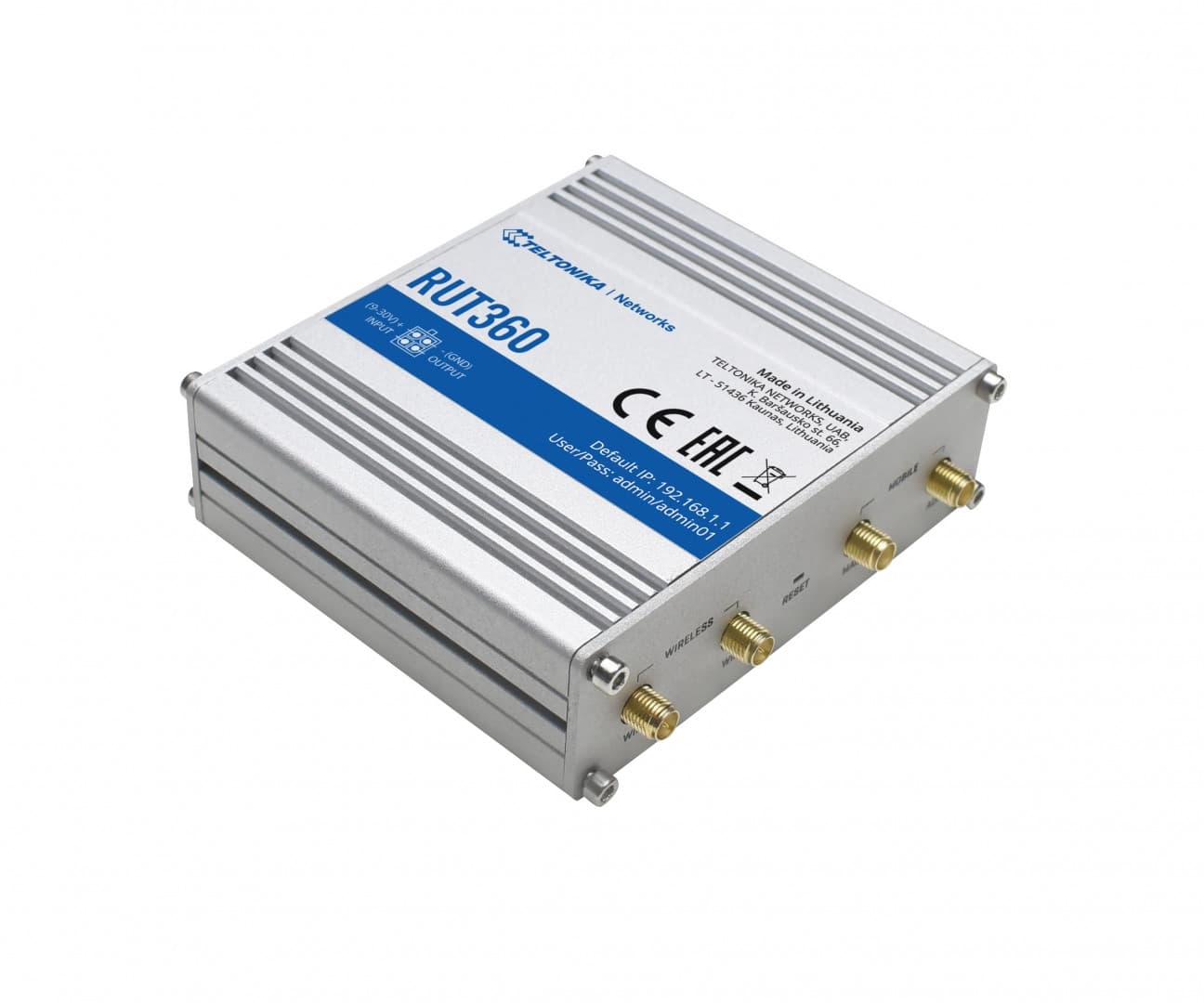 Teltonika 4G LTE CAT6 Industrial Cellular IoT Router