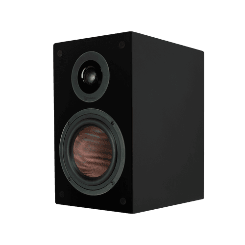 TruAudio 6.5" Woofer, 1" Tweeter Premium Bookshelf Speaker in Satin Black