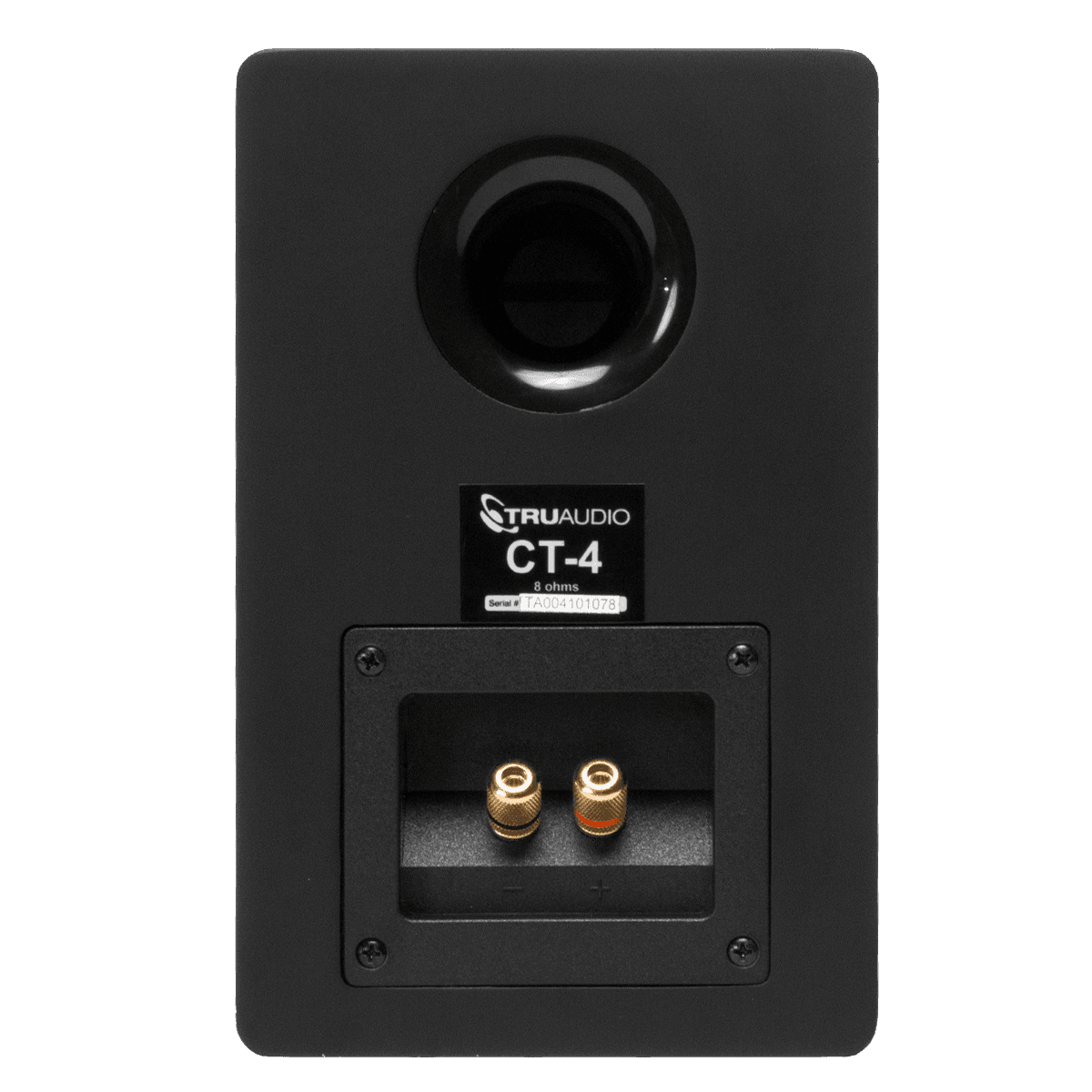 TruAudio CT Bookshelf Theater &amp; Audio Speaker, Black