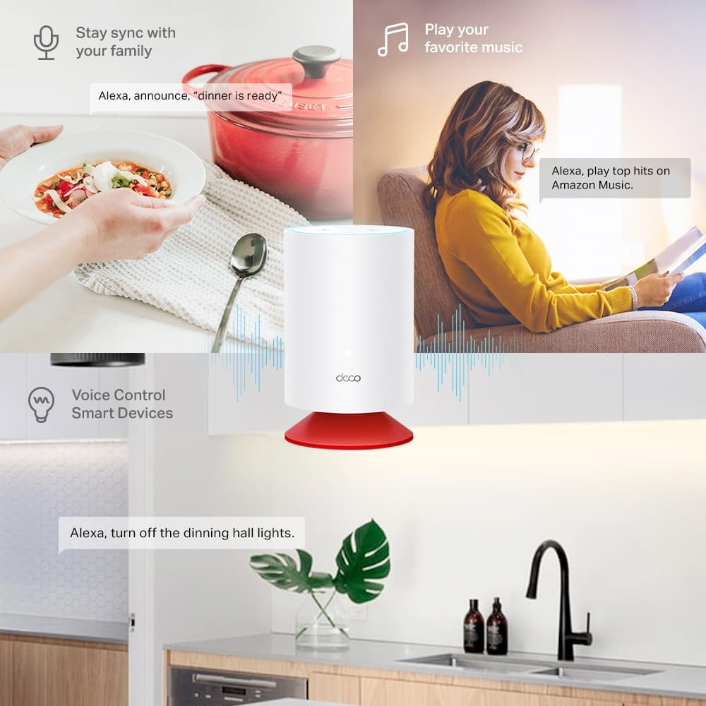 TP-Link Deco X20 Voice AX1800 router Whole Home Mesh System with Smart Speaker