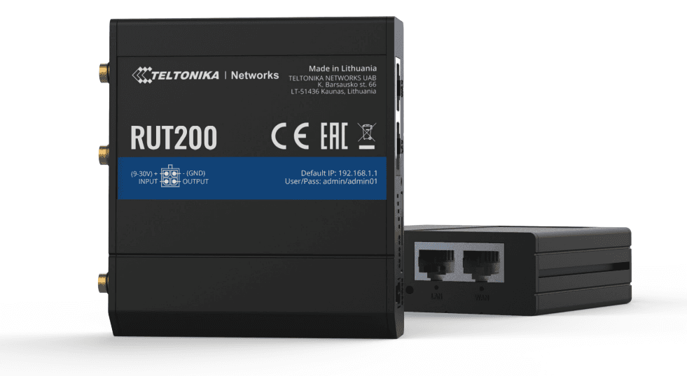 Teltonika 4G/LTE WiFi 4 Industrial Cellular Router