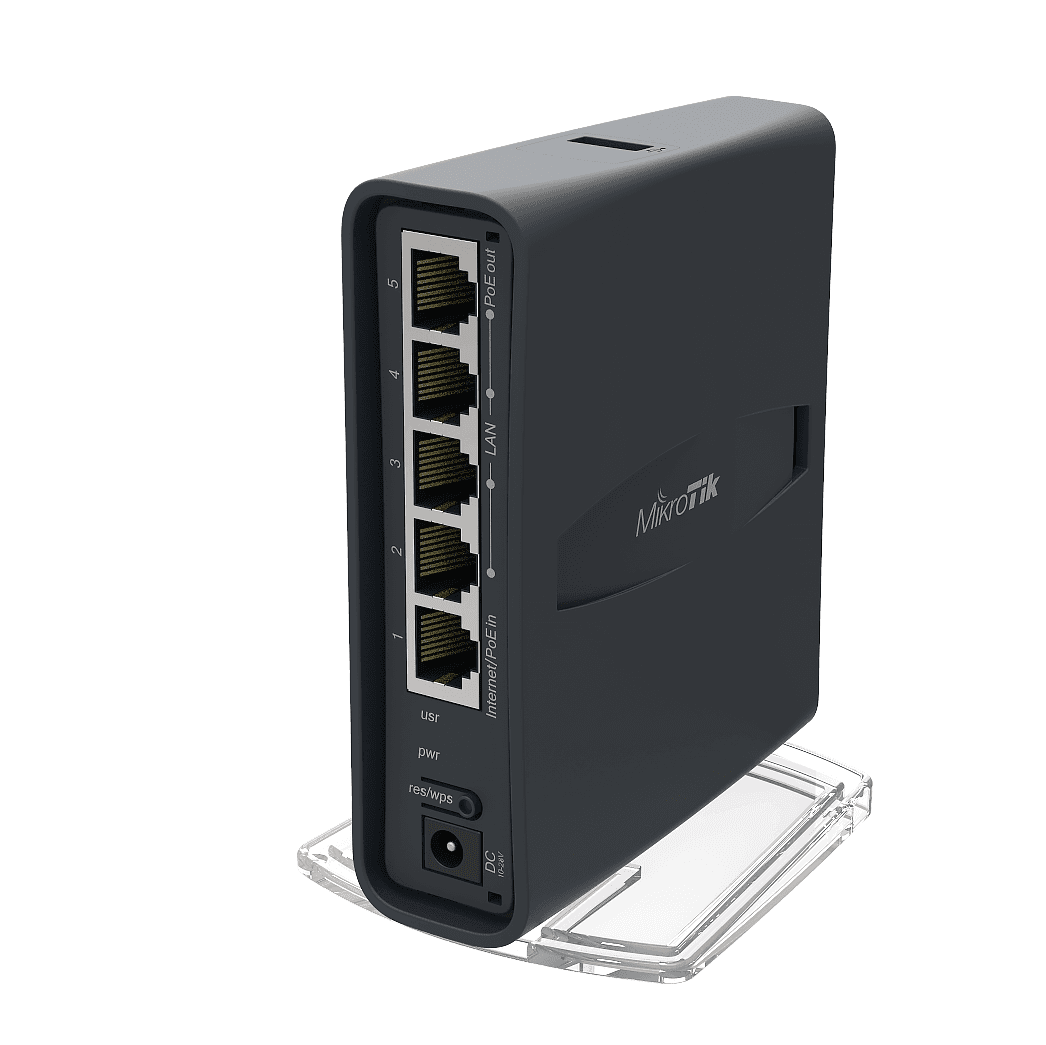 MikroTik hAP ac Lite Tower 5 Port 2.5/5 GHz WiFi 5 Router