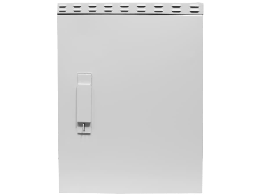 15U 450mm Deep Outdoor Cabinet with 2 fans