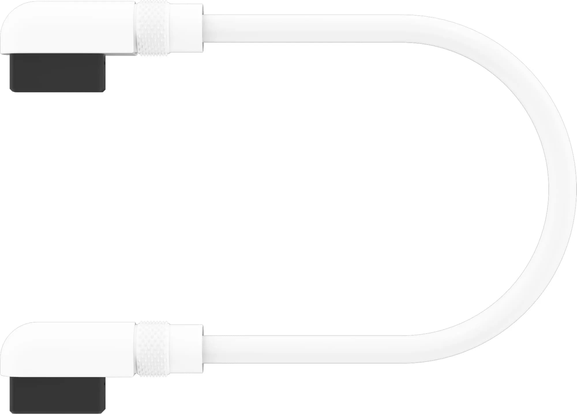 Corsair iCUE LINK Cable; 2x 135mm with Slim 90° connectors; White